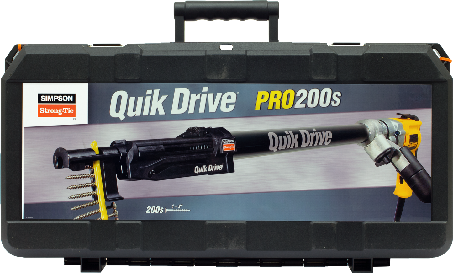 Simpson Strong-Tie PRO200SD25K Quik Drive® PRO200SG2 Multi-Purpose System w/ DeWalt® 2500 RPM Screwdriver Motor