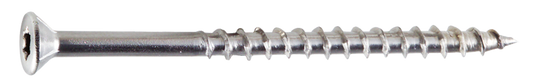 Simpson Strong-Tie T12500WP1 Strong-Drive® DWP WOOD SS Screw — #12 x 5 in. T27, Flat Head, Type 316 (1 lb.)