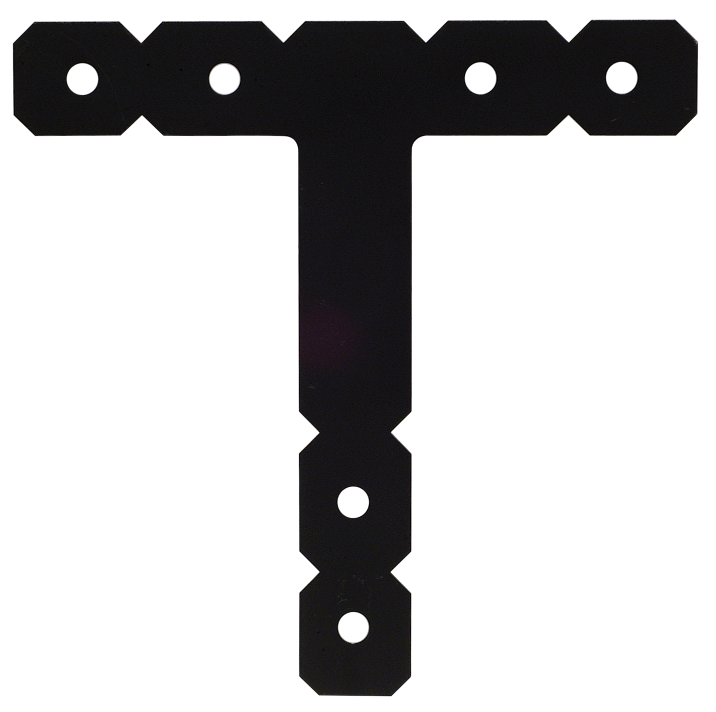 Simpson Strong-Tie OT OT 12 in. x 12 in. Black Powder-Coated Ornamental T Strap