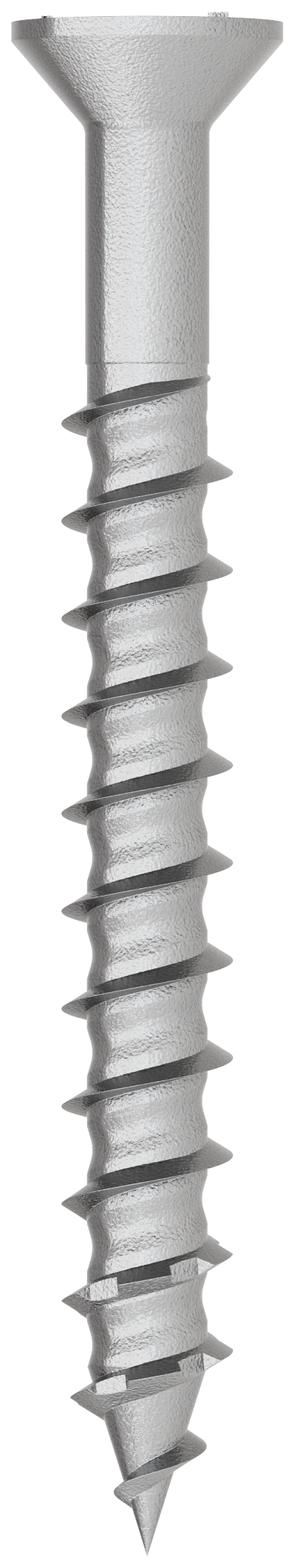 Simpson Strong-Tie TNTSS625214TTR Titen Turbo™ — 1/4 in. x 2-1/4 in. Type 316 Stainless-Steel Trim-Head Concrete and Masonry Screw (50-Qty) (Pack of 5)