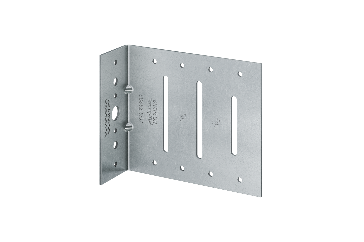 Simpson Strong-Tie SCS32-5/97-KT25 SCS 2 in. x 3-1/2 in. x 5 in. 12-Gauge Seismic Bypass Framing Slide Clip w/ Screws (25-Qty) (Pack of 96)