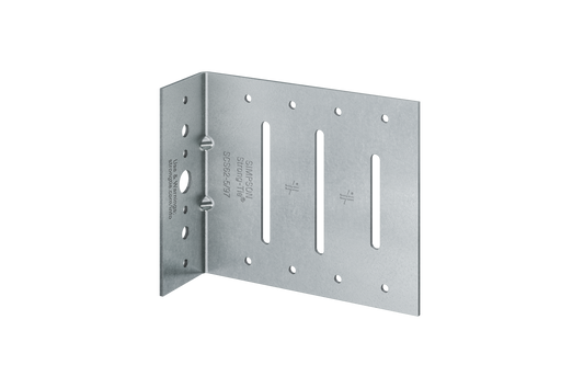 Simpson Strong-Tie SCS82-5/118-KT25 SCS 2 in. x 8 in. x 5 in. 10-Gauge Seismic Bypass Framing Slide Clip w/ Screws (25-Qty)