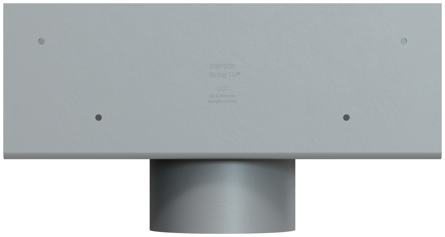 Simpson Strong-Tie LCC5.25-3.5 LCC 5-3/8 in. Column Cap for 3-1/2 in. Outside Diameter Lally Column (Pack of 6)