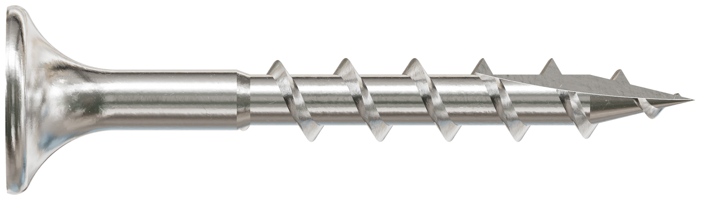 Simpson Strong-Tie S06125D100 Bugle-Head Wood Screw, Square Drive — #6 x 1-1/4 in. #2 Square, Type 305 (100-Qty)