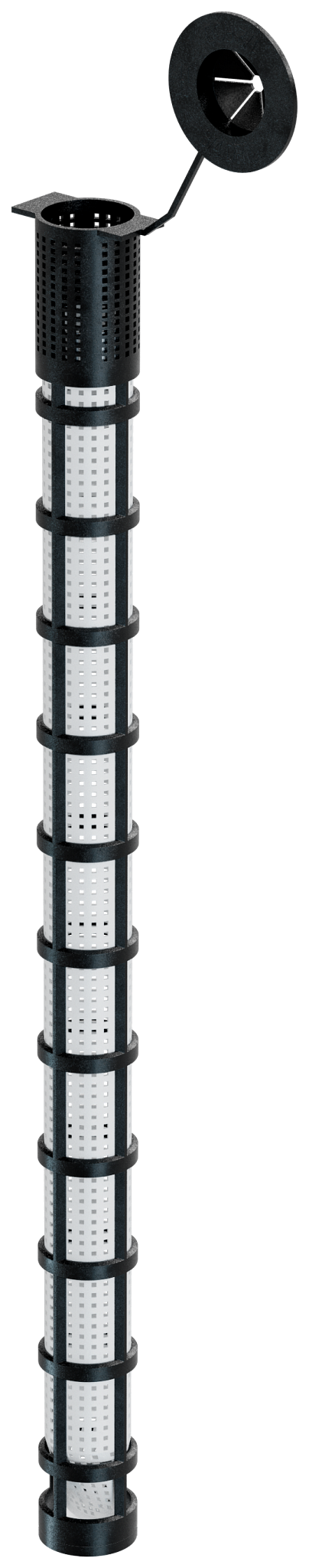 Simpson Strong-Tie AWS5010P Opti-Mesh 10 in. Acrylic Adhesive Plastic Screen Tube for 1/2 in. Rod for AT-XP (Pack of 50)