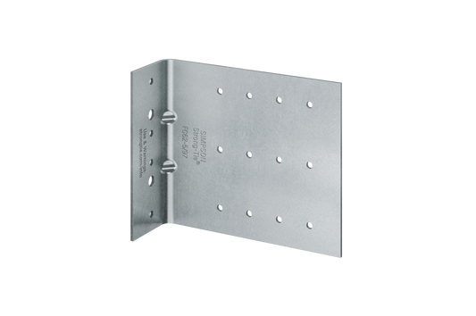 Simpson Strong-Tie FC82-5/118-R25 FC 2 in. x 8 in. x 5 in. 10-Gauge Bypass Framing Fixed-Clip Connector (Qty-25)
