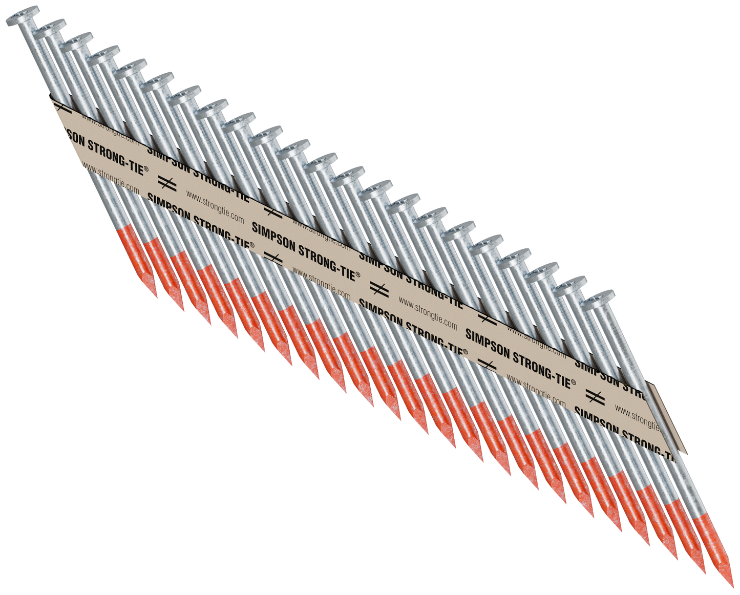 Simpson Strong-Tie 8DBRPT2500 Strong-Drive® 33° SCN SMOOTH-SHANK CONNECTOR Nail — 2-1/2 in. x .131 in. Bright (2500-Qty) (Pack of 60)