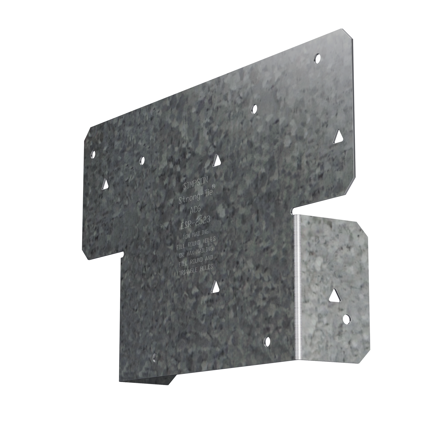 Simpson Strong-Tie AC6 AC Galvanized Adjustable Post Cap for 6x