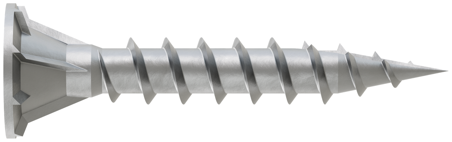Simpson Strong-Tie CB3BLG114S CB3BLG Fiber-Cement Board Screw (Collated) — #10 x 1-1/4 in. #3 SQU (1500-Qty) (Pack of 100)