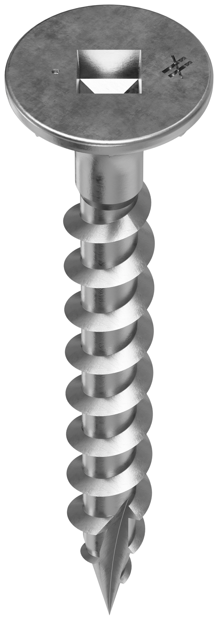 Simpson Strong-Tie T08C162WQ-RP75 Fiber-Cement Screw — #8 x 1-5/8 in. #2 Square Wafer-Head, Type 316 (75-Qty) (Pack of 4)