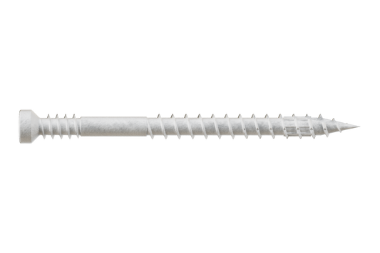 Simpson Strong-Tie FT07200R100 Finish Trim Screw — #7 x 2 in. T10, Trim-Head, Quik Guard®, Tan (100-Qty) (Pack of 5)