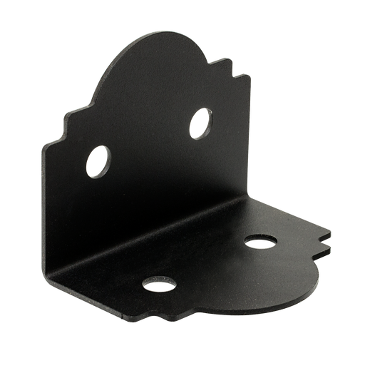 Simpson Strong-Tie APA6 Outdoor Accents® Mission Collection® ZMAX®, Black Powder-Coated 90° Angle for 6x