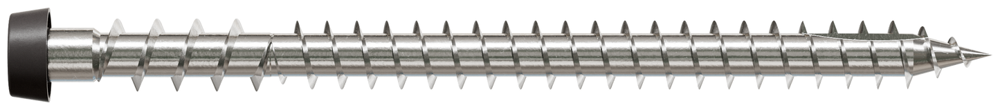 Simpson Strong-Tie DCU234MB316GR04 Deck-Drive™ DCU COMPOSITE Screw — #10 x 2-3/4 in. T20, Type 316, Gray 04 (1750-Qty) (Pack of 64)