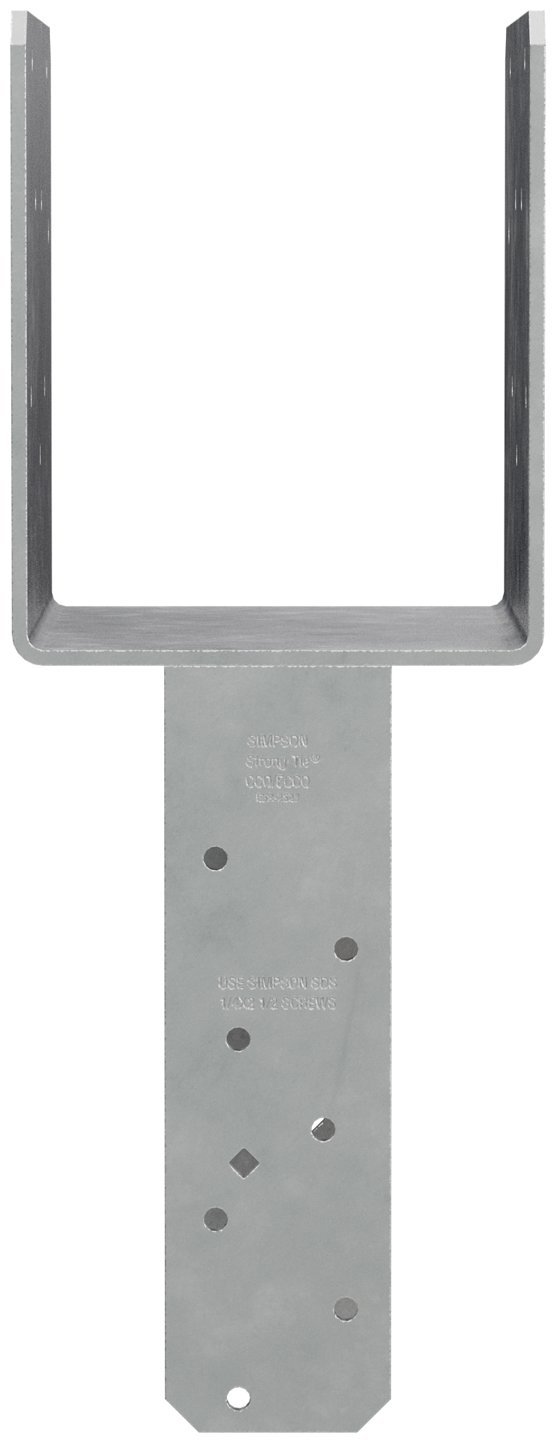 Simpson Strong-Tie ECCQ64HDG-SDS ECCQ™ HDG End Column Cap for 6x Beam, 4x Post, with Strong-Drive® SDS Screws