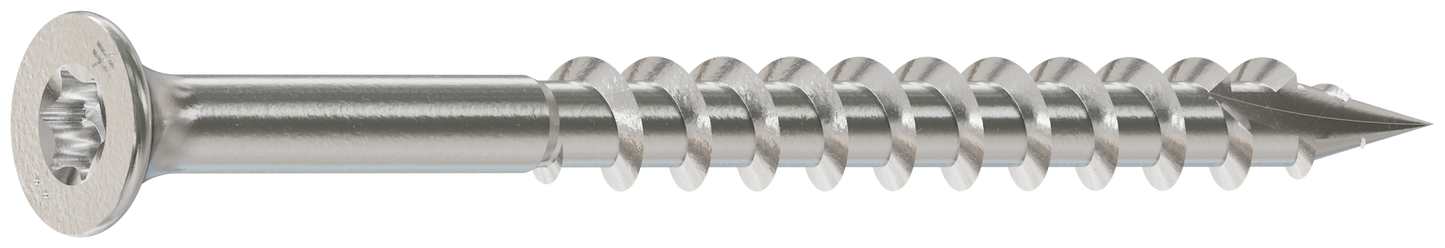 Simpson Strong-Tie S10250DT5 Bugle-Head Wood Screw, 6-Lobe Drive — #10 x 2-1/2-in. T25, Type 305 (5 lb.) (Pack of 6)