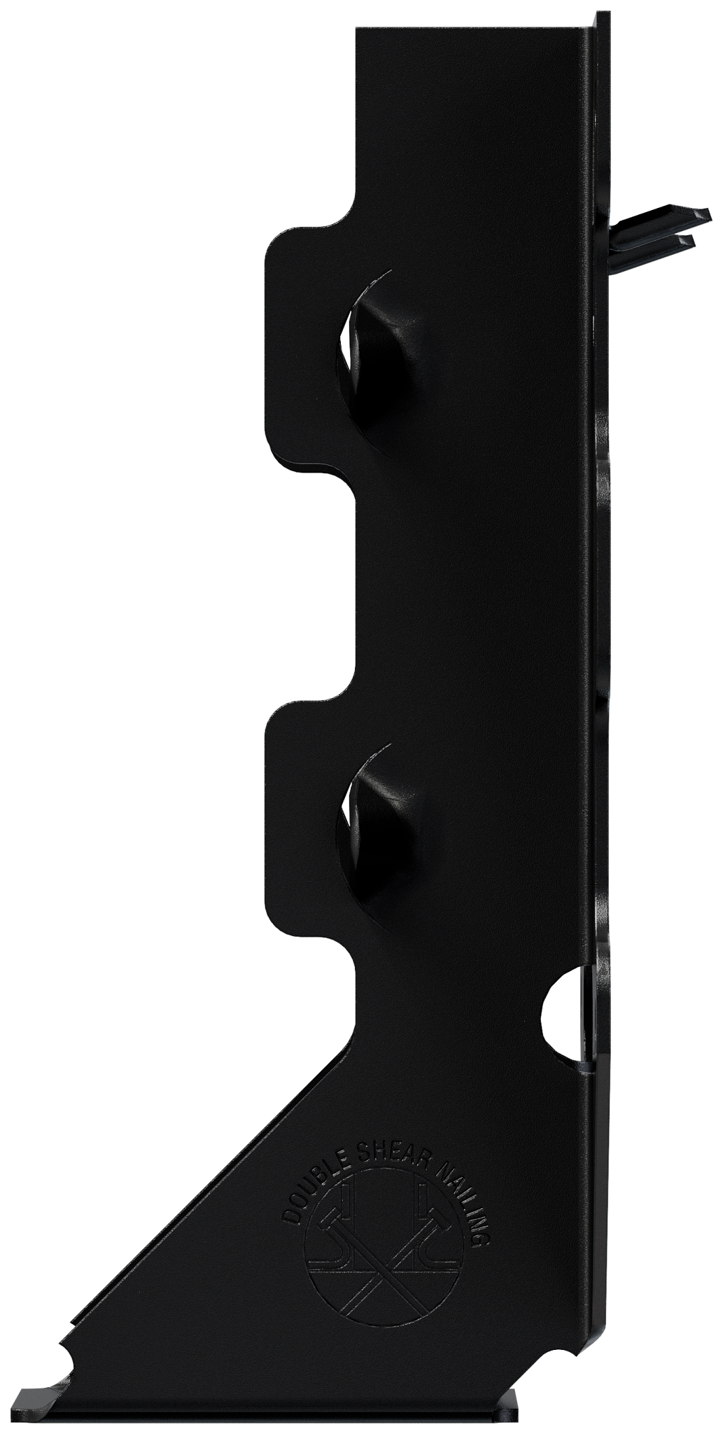 Simpson Strong-Tie LUS26PC Outdoor Accents® LUSPC ZMAX®, Black Powder-Coated Face-Mount Joist Hanger for 2x6 (Pack of 504)