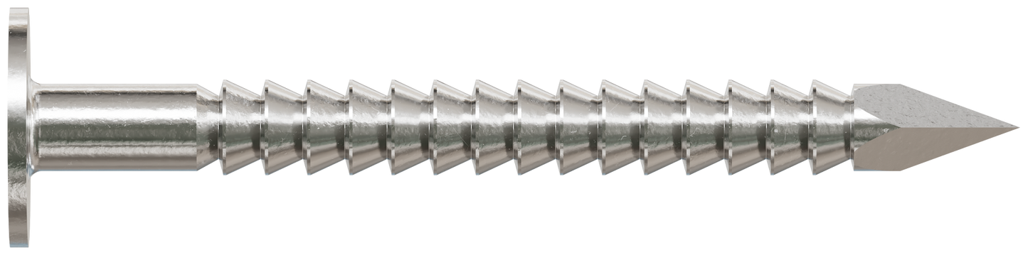 Simpson Strong-Tie S410ARNB Roofing Nail, Annular Ring Shank — 1-1/2-in. x .131-in. Type 304 Stainless Steel (25 lb.)