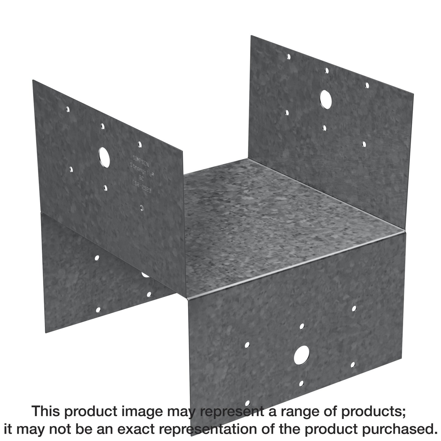 Simpson Strong-Tie BC6R BC Galvanized Post Cap for 6x Rough (Pack of 10)
