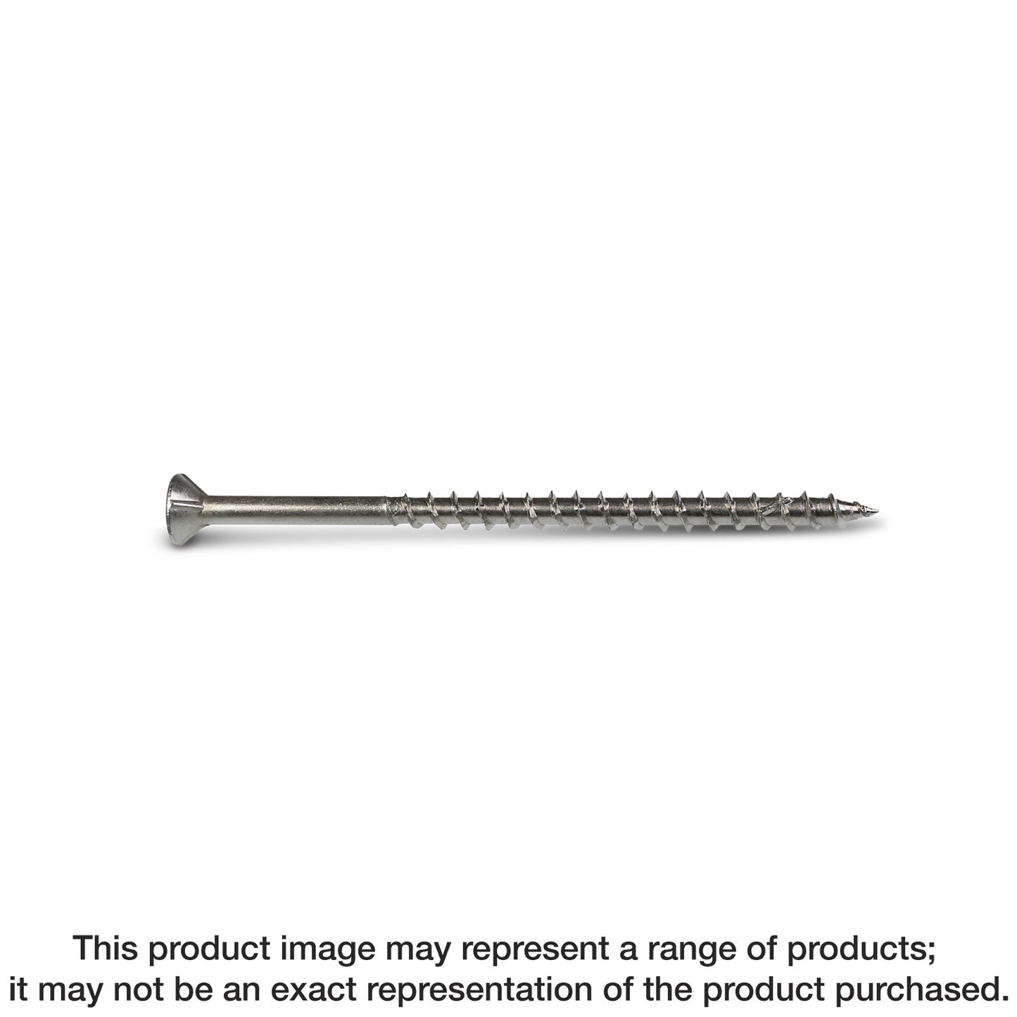 Simpson Strong-Tie T14500WPB Strong-Drive® DWP WOOD SS Screw — #14 x 5 in. T27, Flat Head, Type 316 (500-Qty) (Pack of 64)
