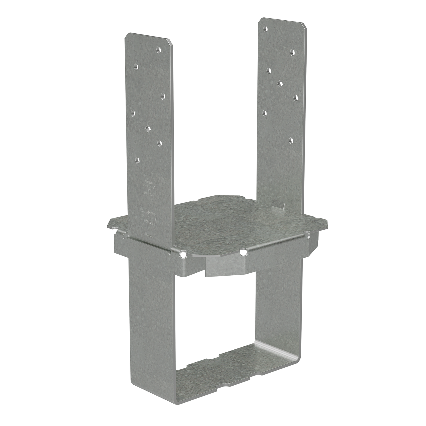 Simpson Strong-Tie CBSQ88-SDS2 CBSQ Galvanized Standoff Column Base for 8x8 with SDS Screws