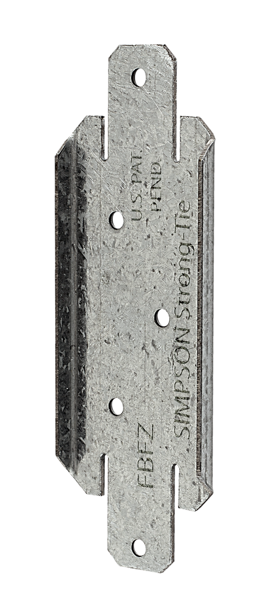 Simpson Strong-Tie FBFZ FBFZ™ ZMAX® Galvanized Flat Rail Fence Bracket for 2x4