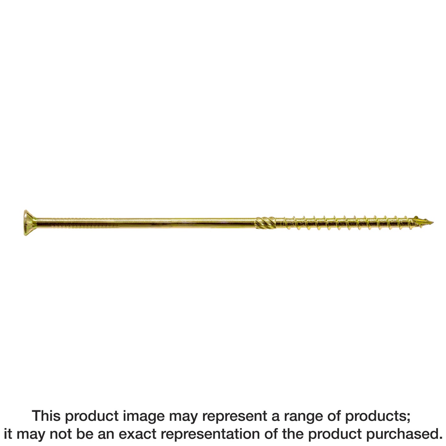 Simpson Strong-Tie SDCP22858 Strong-Drive® SDCP TIMBER-CP Screw — 0.315-in. x 8-5/8-in. T40, Yellow Zinc (250-Qty) (Pack of 39)