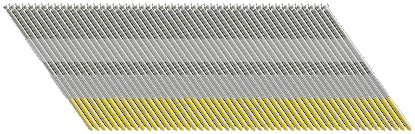 Simpson Strong-Tie S15N200SFB Tape Collation, DA-Style Angle, 15-Gauge Finishing Nail — 2 in. Type 304 (500-Qty) (Pack of 5)