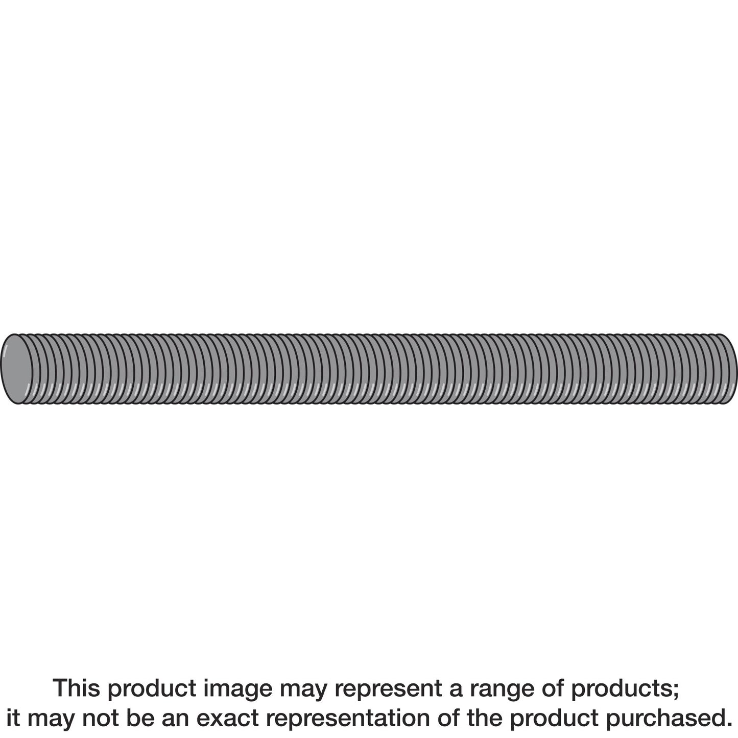 Simpson Strong-Tie ATR1/2X12HDG ATR 1/2 in. x 12 in. Hot-Dip Galvanized All-Thread Rod