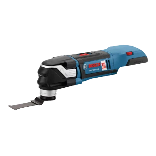 BOSCH GOP18V-28N12 Starlock 18V Cordless Brushless Variable 3-Piece Oscillating Multi-Tool Kit