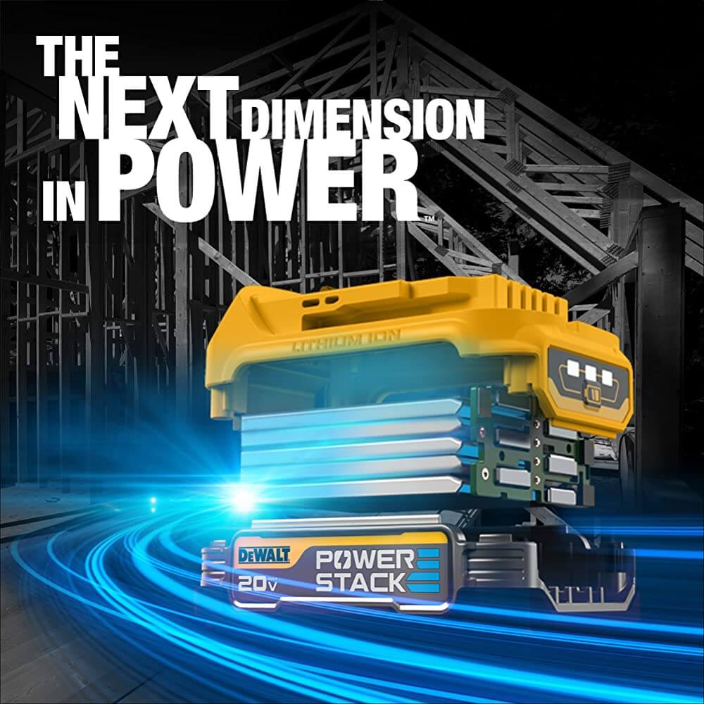 DEWALT DCBP034 20V MAX* Starter Kit with POWERSTACK Compact Battery