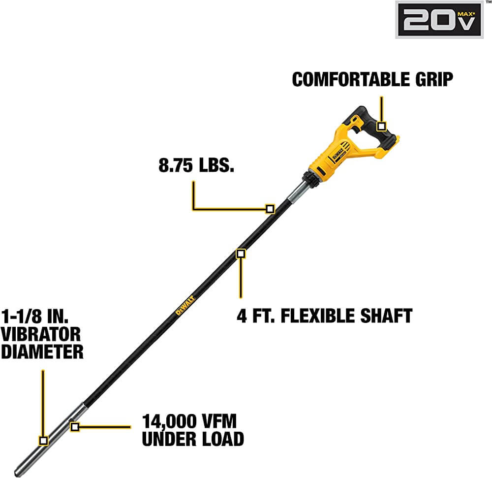 Vibrador de lápiz DEWALT DCE531B 20V MAX* (solo herramienta)