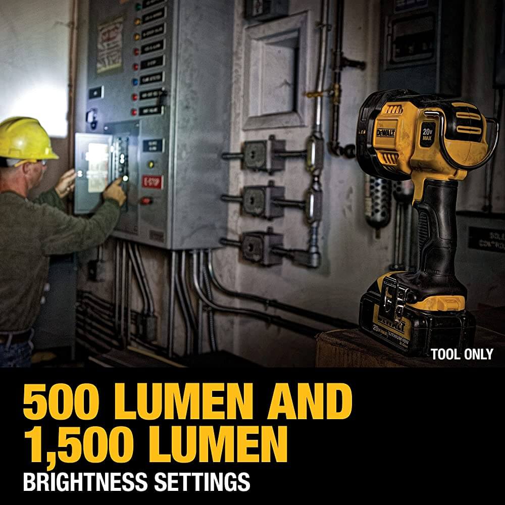 DEWALT DCL043 20V MAX* Jobsite LED Spotlight