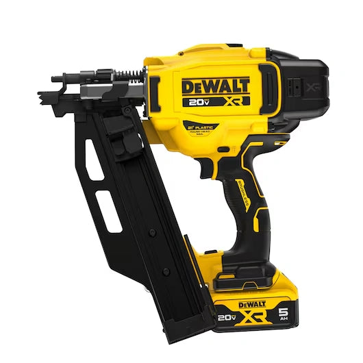 DEWALT DCN920P1 20V MAX* Brushless Cordless 21° Plastic Framing Nailer Kit