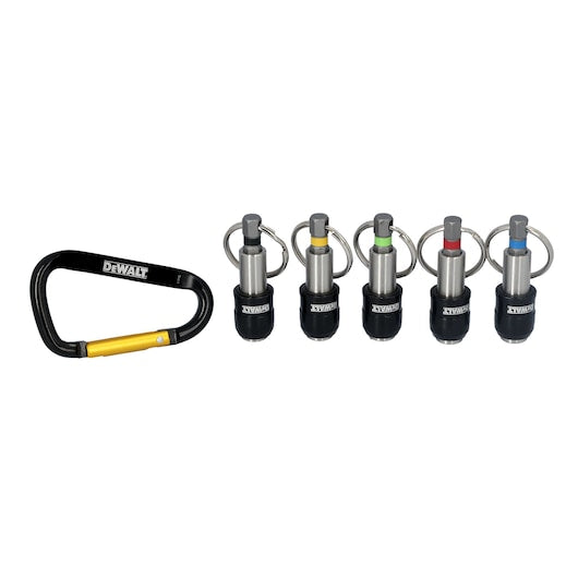 DEWALT DWAFHLDKC5 Keyring Bit Holder Set