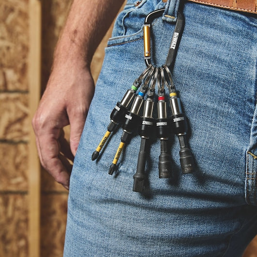 DEWALT DWAFHLDKC5 Keyring Bit Holder Set
