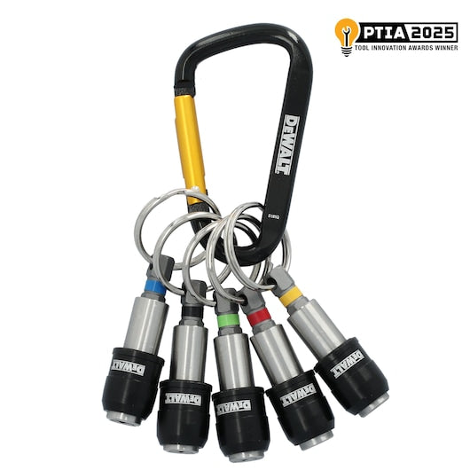 DEWALT DWAFHLDKC5 Keyring Bit Holder Set