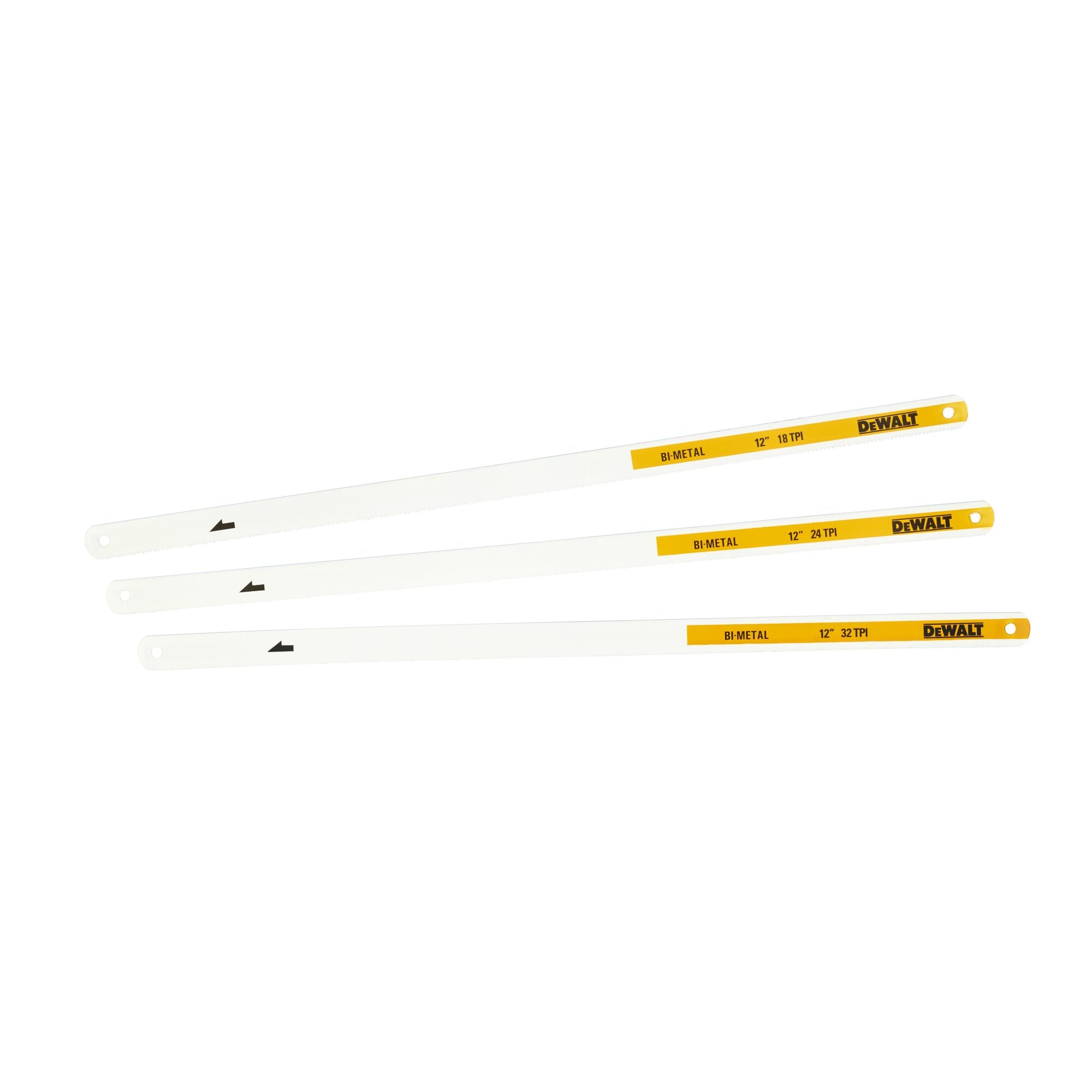 DeWalt DWHT20555 10" BIMTL Hacksaw Blade 18 3 Pack