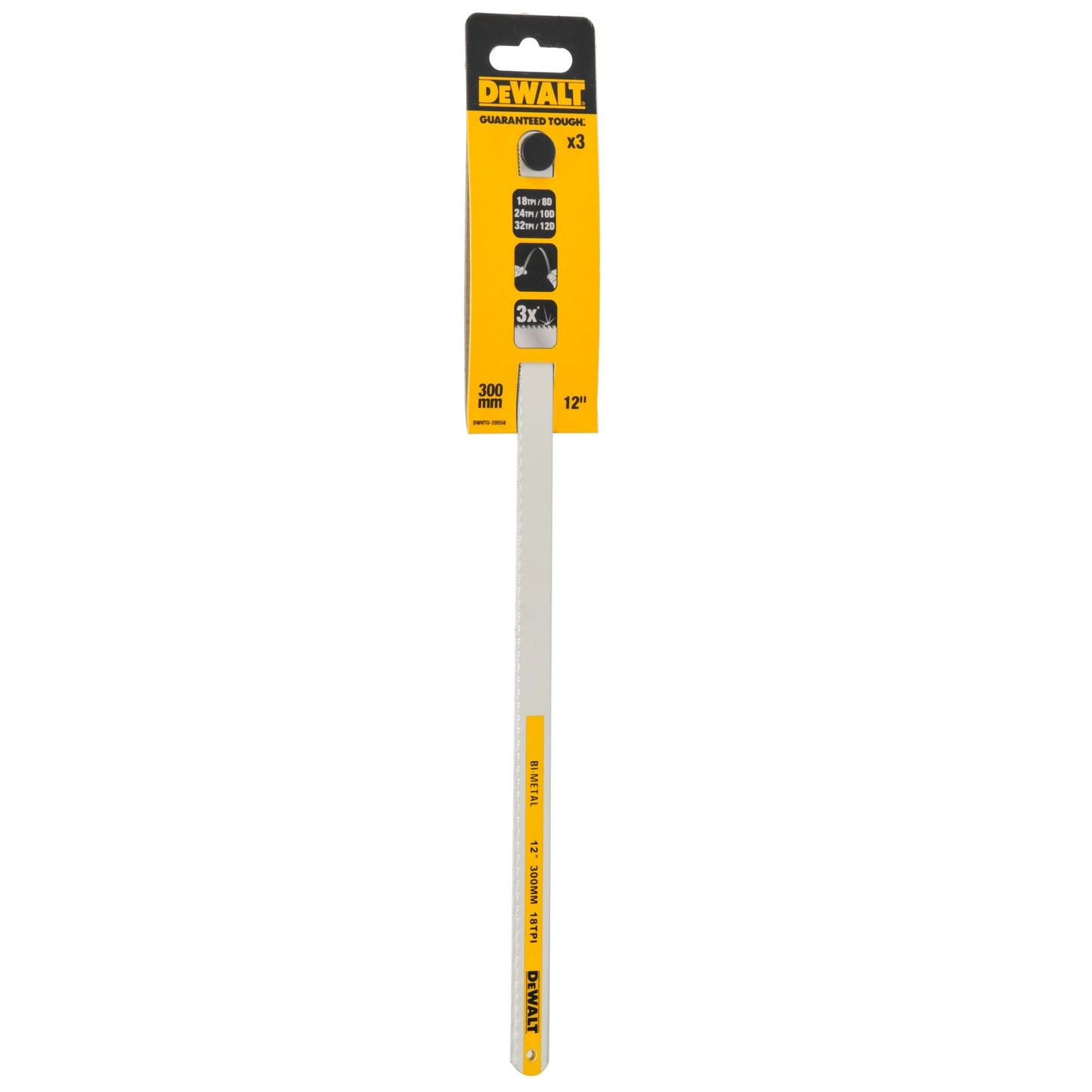 DeWalt DWHT20553 12" BIMTL Hacksaw Blade 32T