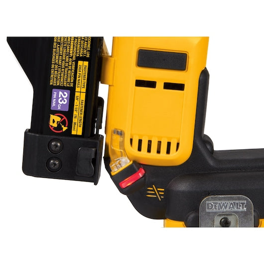 DEWALT DCN623B ATOMIC COMPACT SERIES™ 20V MAX* Brushless Cordless 23 Ga. Pin Nailer (Tool Only)