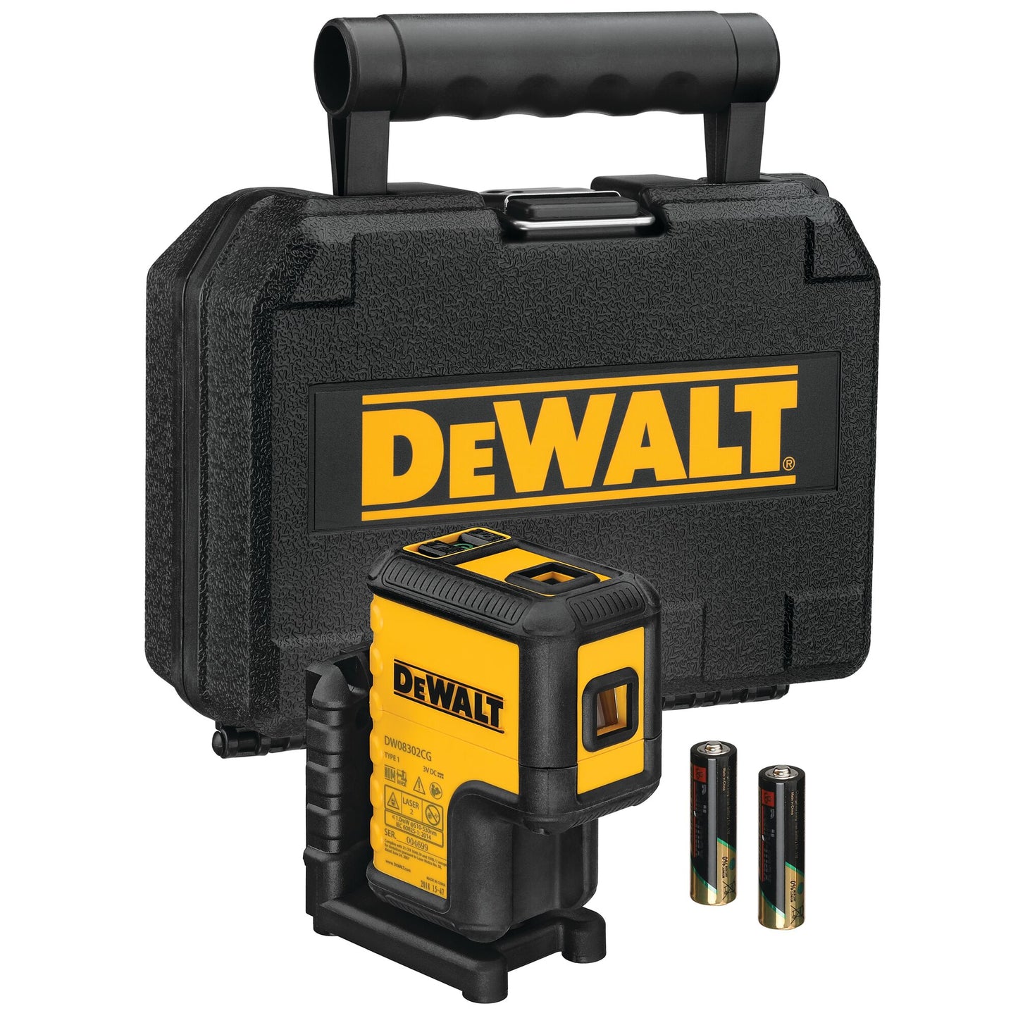 DeWalt DW08302CG Green 3 Spot Laser Level
