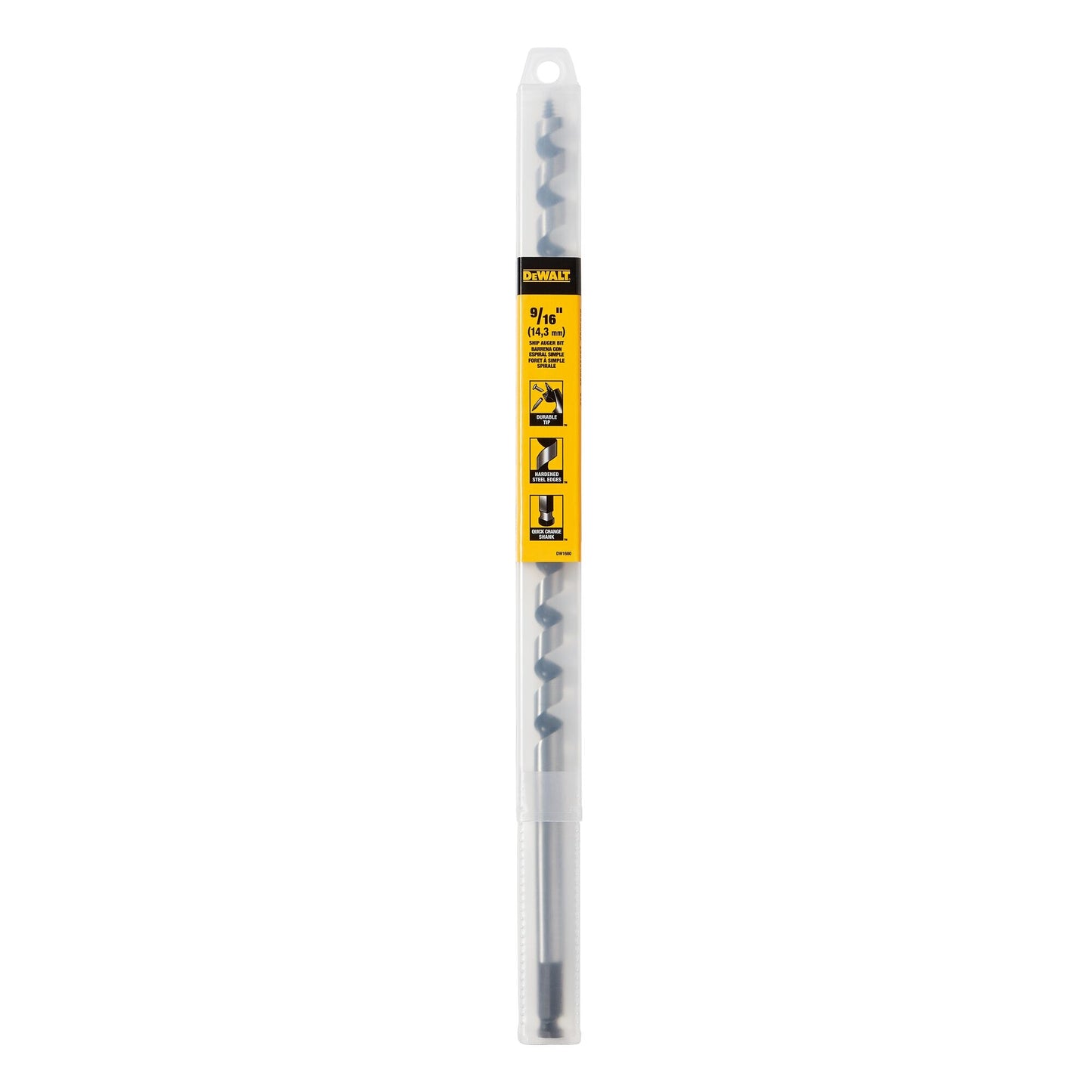 DeWalt DW1681 Drill Bit, Ship Auger, 5/8 Inch X 17 Inch