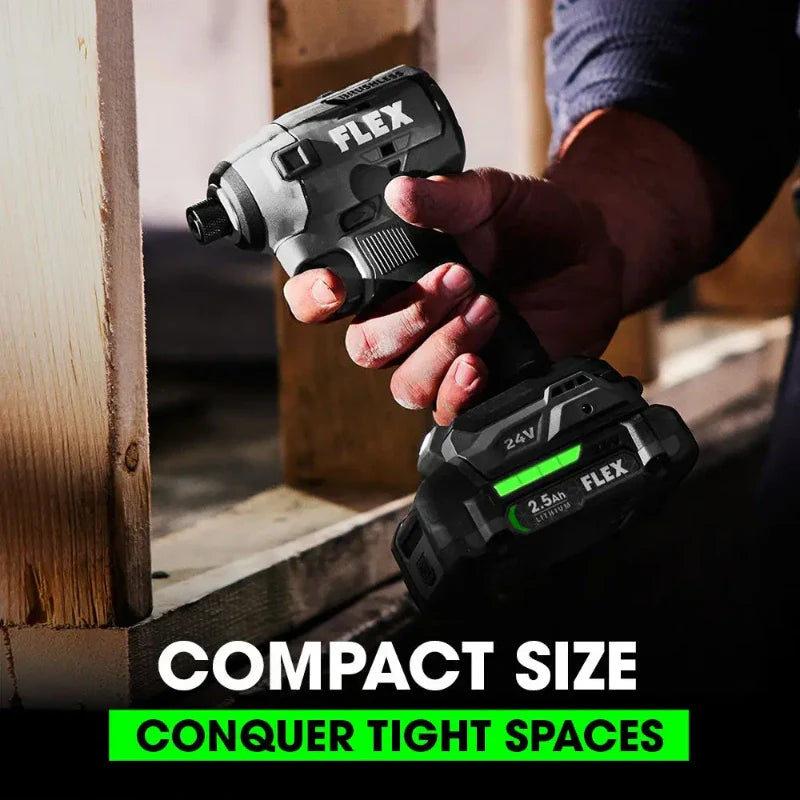FLEX FX1351-2A 24V Impact Driver Kit