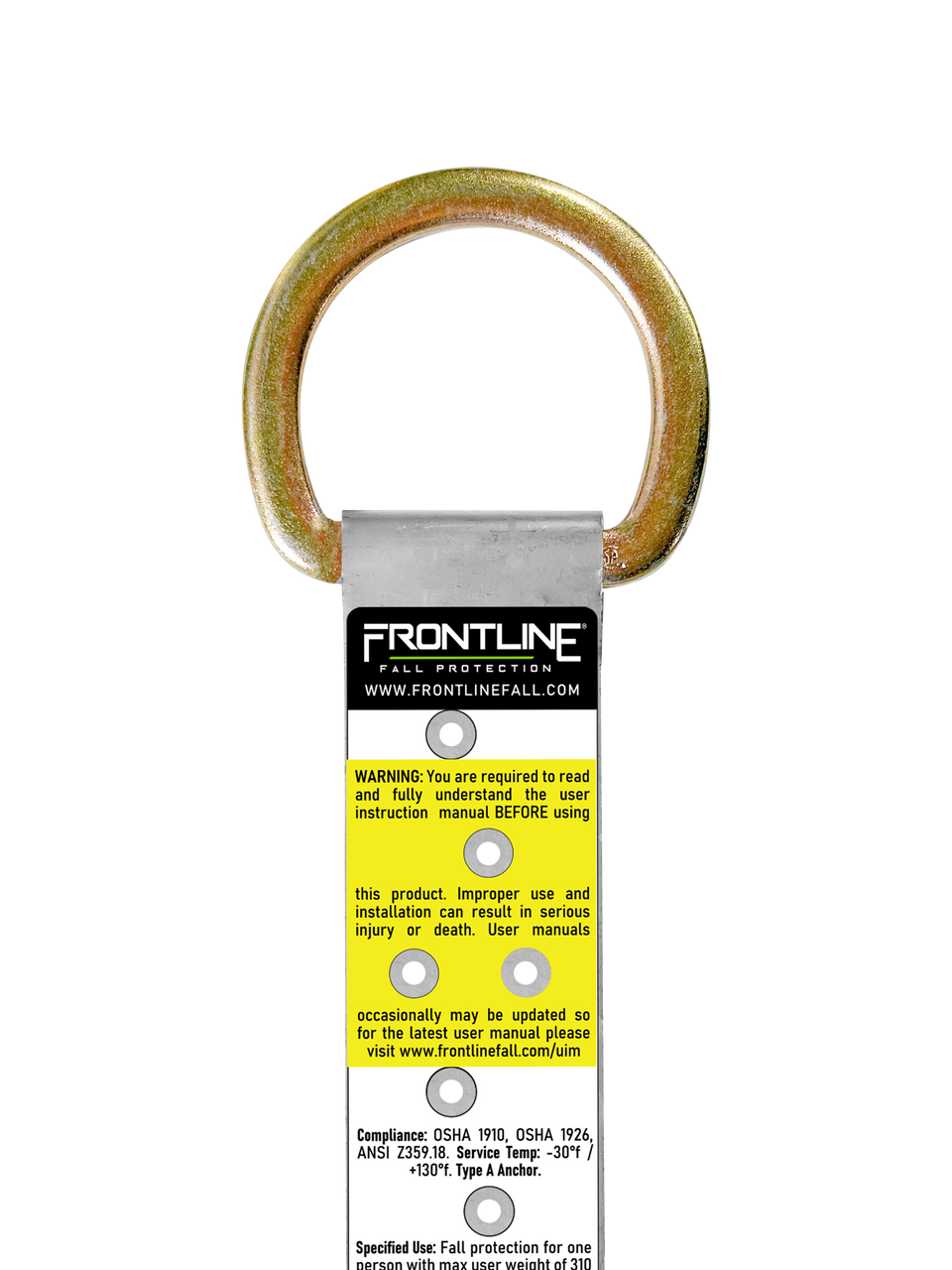 Frontline ROSU01SS Stainless Steel Permanent Use Roof Anchor