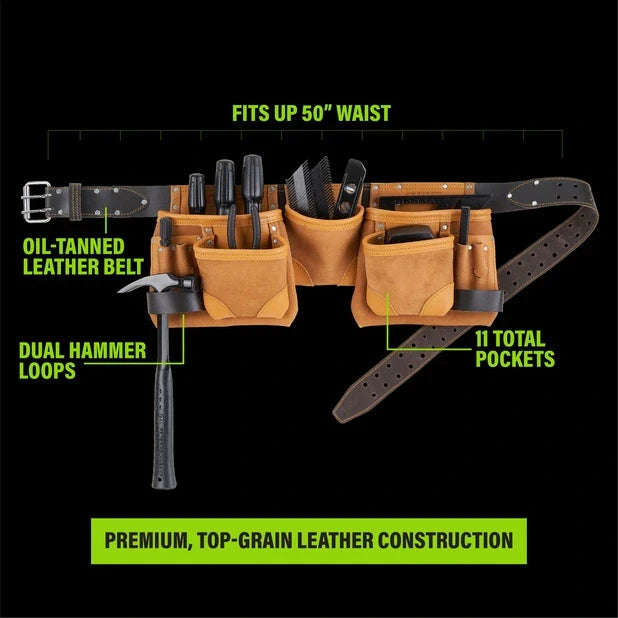 AWP 1LT-428-2 Classic Leather Tool Apron