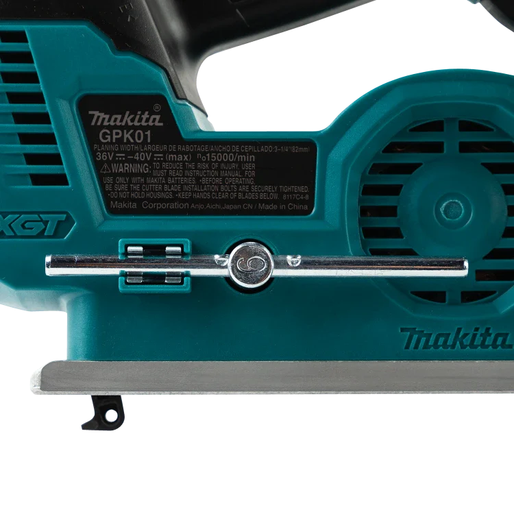 Makita GPK01Z 40V max XGT® Brushless Cordless 3-1/4" Planer, AWS® Capable (Tool Only)