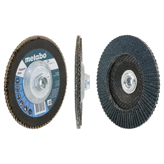 Metabo 629475000 6” Hubbed Flapper Plus 60 Grit Type 27