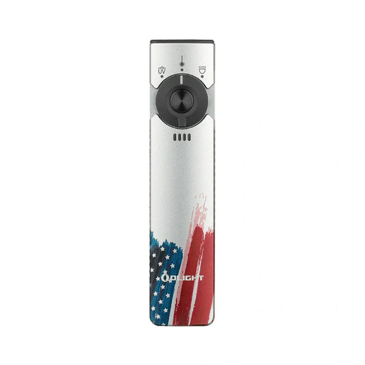 OLIGHT ARKFELDPRO3RSTARS Arkfeld Pro Flat EDC Flashlight with LED Light UV and Laser - Red (Copy)