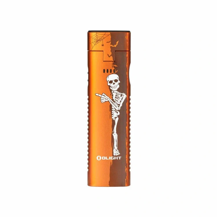 OLIGHT ARKFLEXOGSK Arkflex Adjustable Right Angle Flashlight - Orange Skeleton