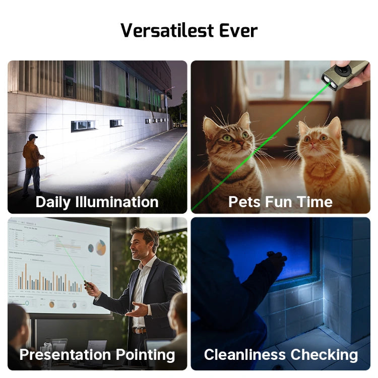 OLIGHT ARKFELDULTRA3ROLGYNW Arkfeld Ultra 3-in-1 EDC Flashlight with O-aluminum Material  Color - Olive Grey NW(4000K~5000K)