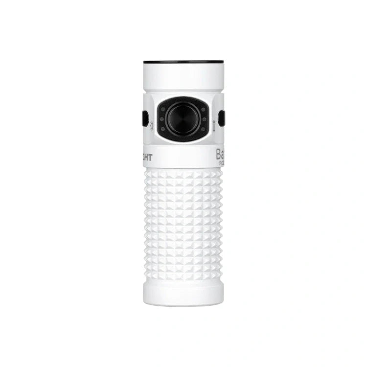 OLIGHT BATON4KITWH Baton 4 Powerful EDC Flashlight 1300 Lumens - White-Premium (With Charging Case)
